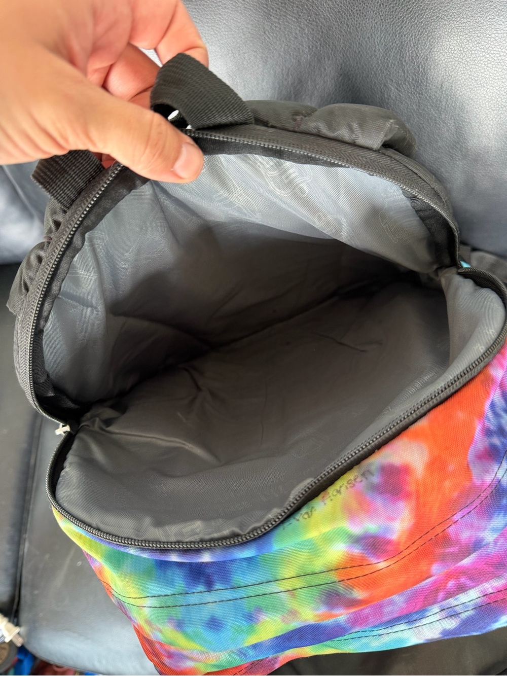 JanSport Tie-Dye Pattern Backpack - Picture 11 of 11